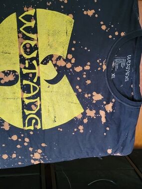 Kids Black Graphic Tee with Yellow Logo